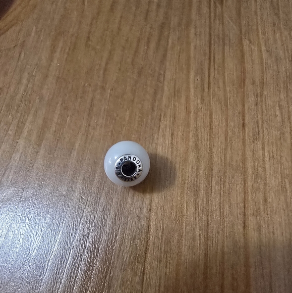 Authentic Pandora Essence Collection HOPE Silver Charm Bead Smooth Milky Quartz - Picture 2 of 2